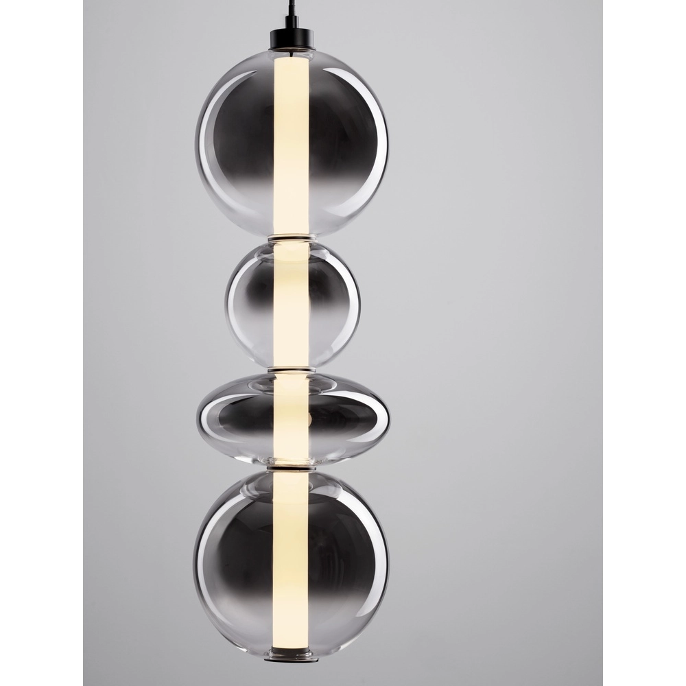Hanglamp Bally smoke glas 62cm Lyora 5212017449177