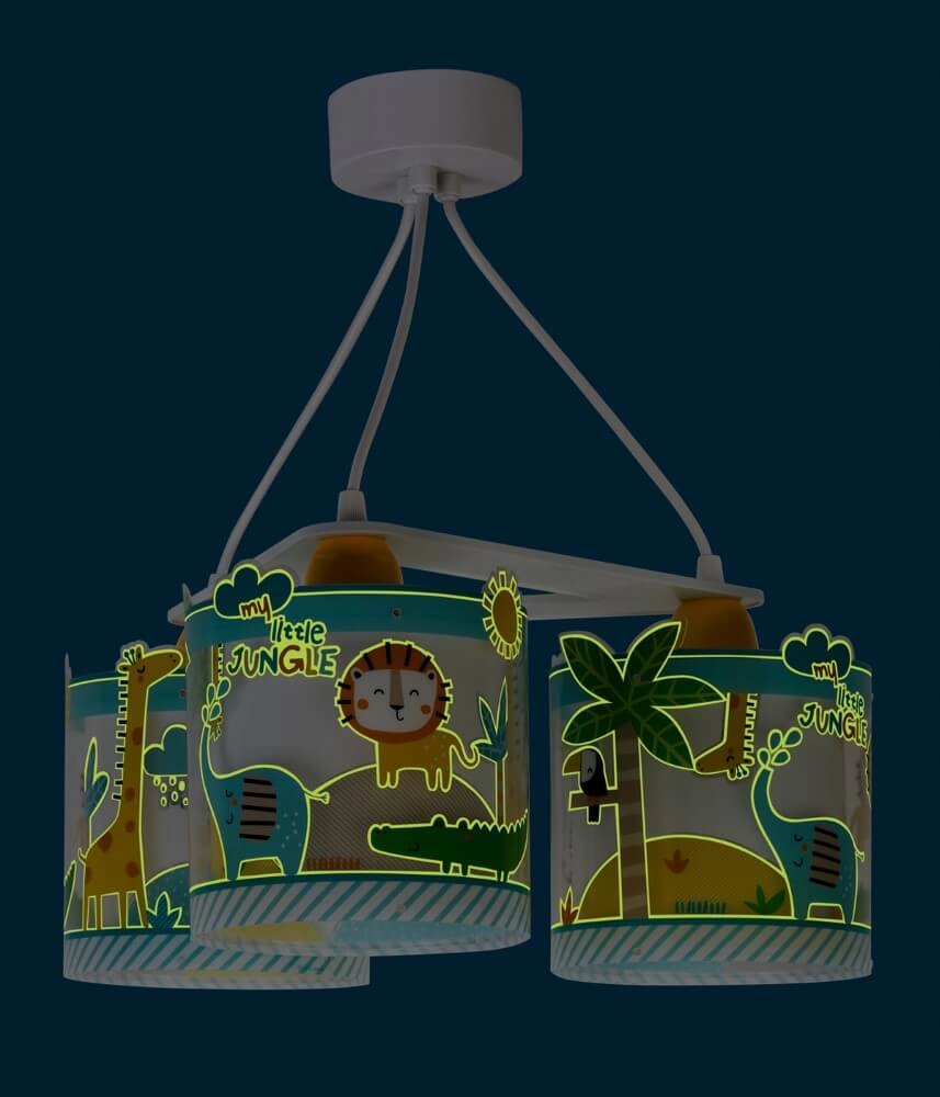 3-lichts hanglamp Little Jungle Dalber 8420406761145