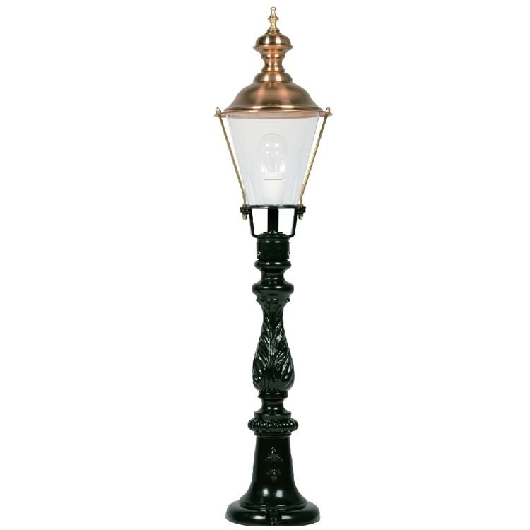 Nostalgische tuinlamp Medemblik zwart