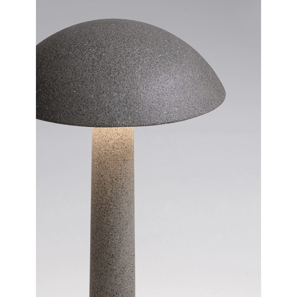 Ronde tuinlamp Tura betongrijs 35cm Lyora 5212017454638