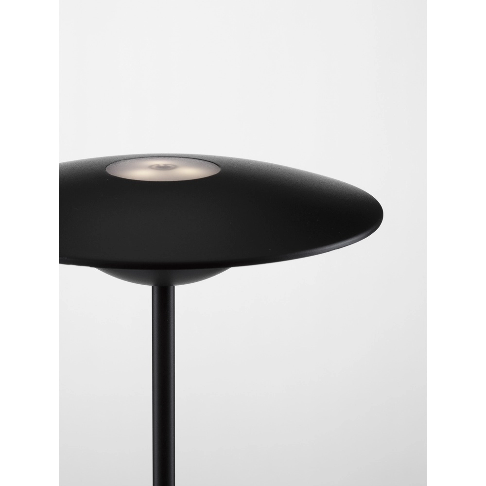 Tafellamp Fumo oplaadbaar zwart Lyora 5212017432636