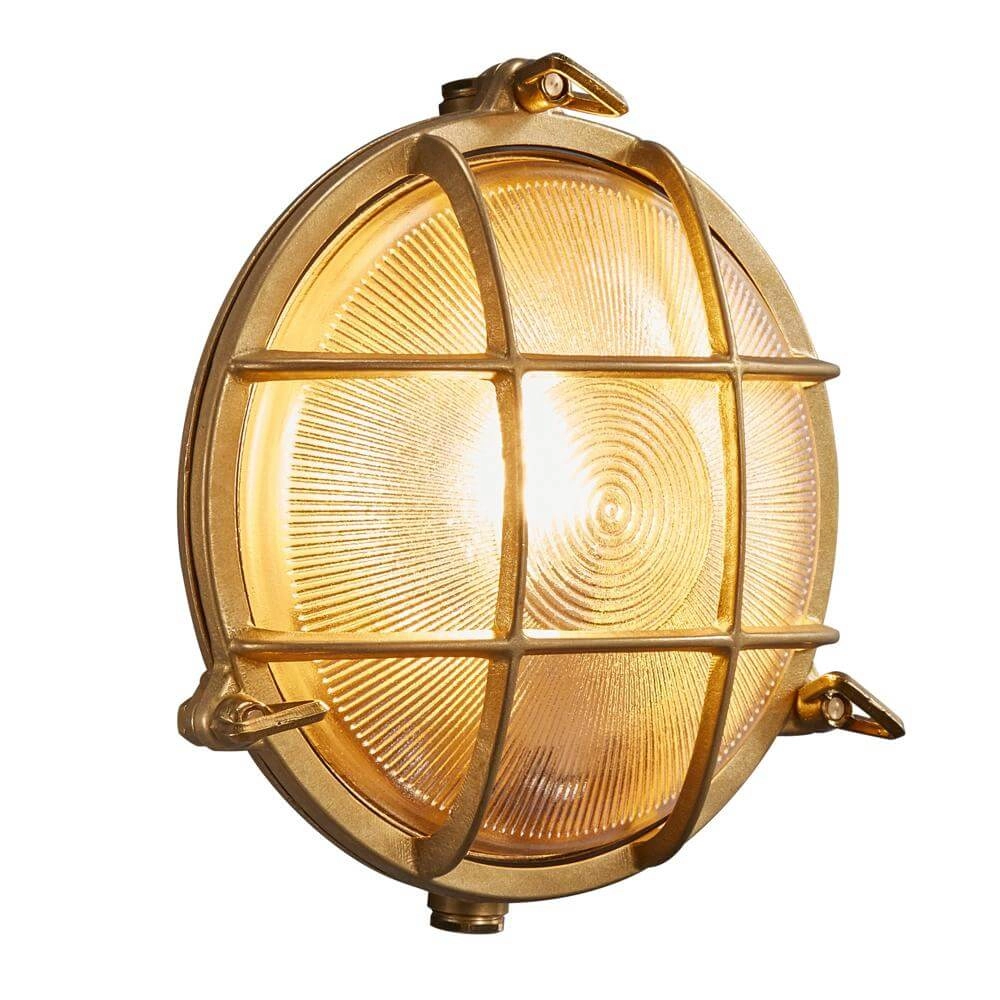 Klassieke wandlamp Polperro messing