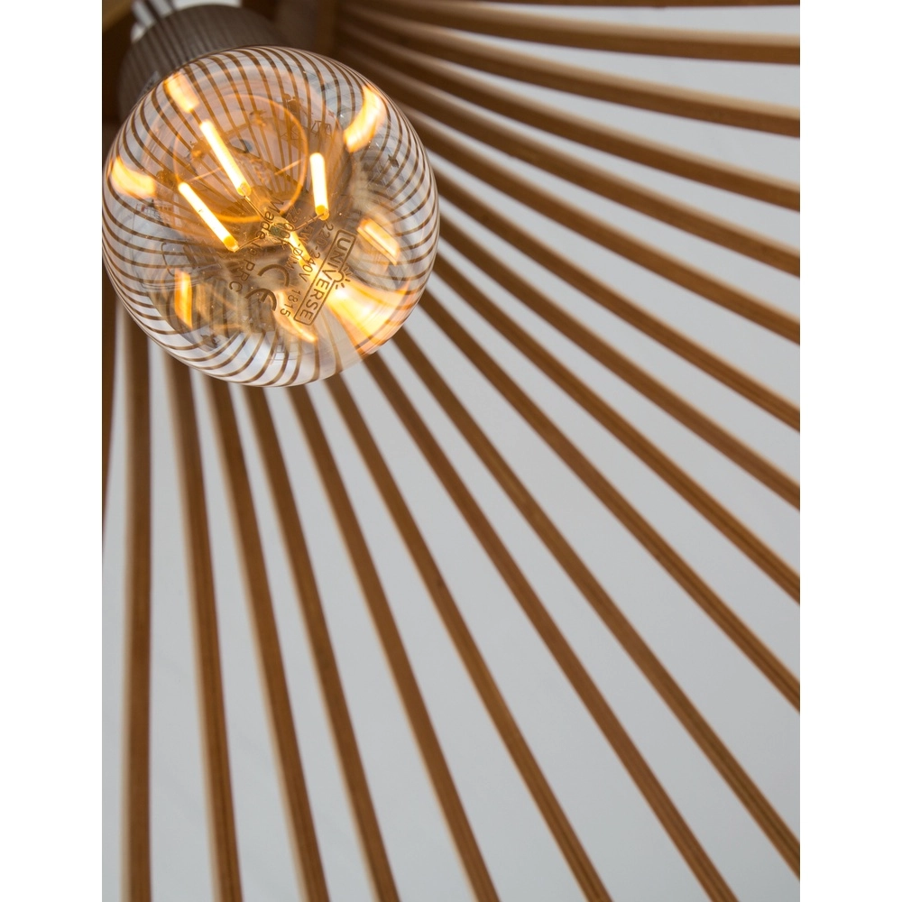 Moderne hanglamp Soho hout Ø 38cm Lyora 5212017424938