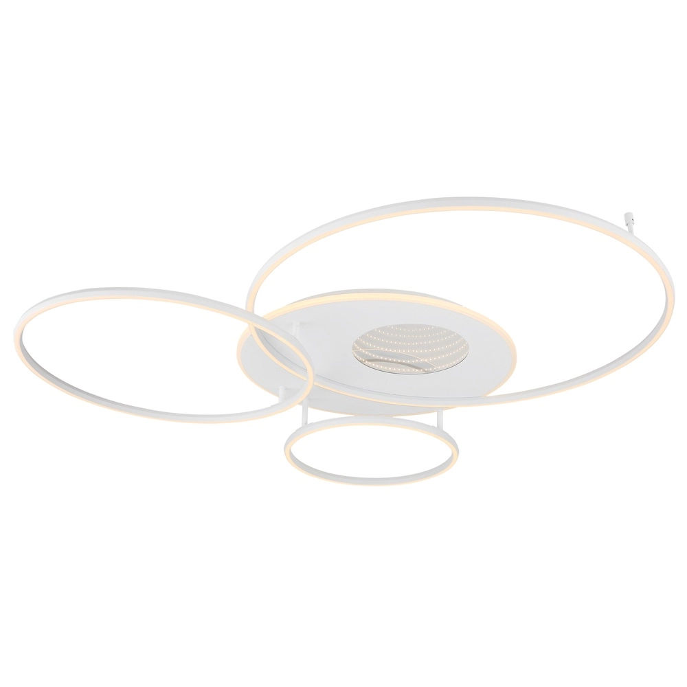 Moderne plafondlamp Invertina wit 126cm Globo 9007371576043
