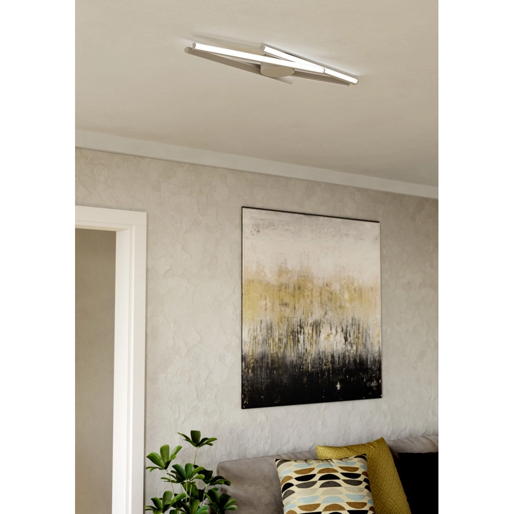 Design plafondlamp Pradilla zand bruin Eglo 9008606391462