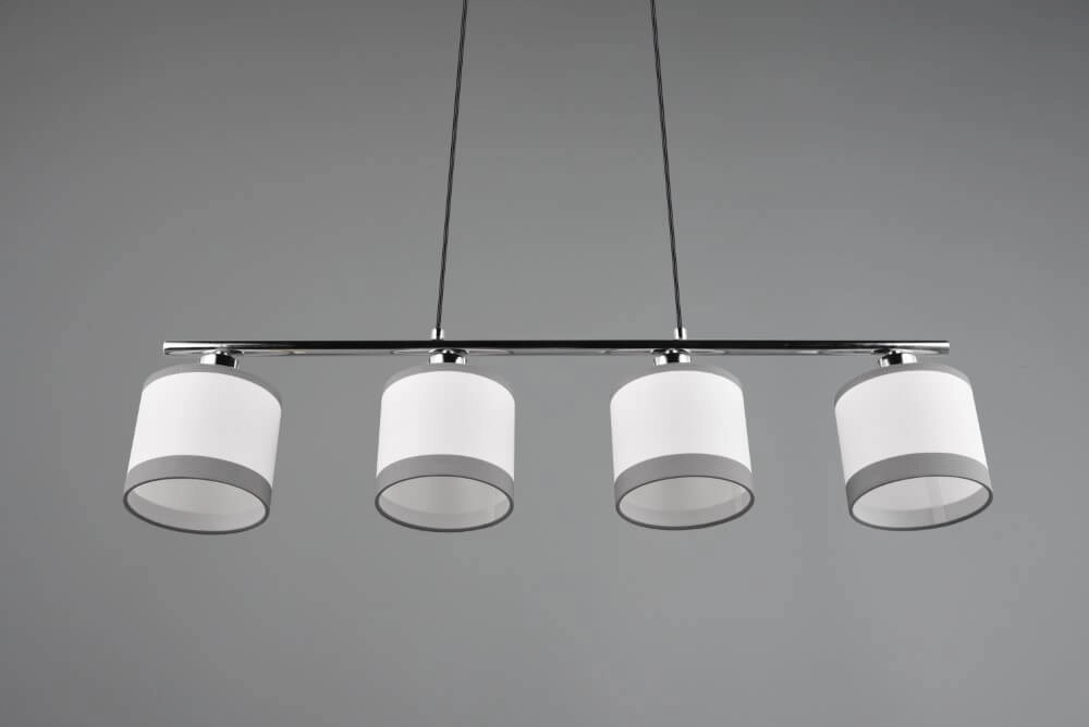 Hanglamp Davos wit 4-lichts Trio 4017807574265