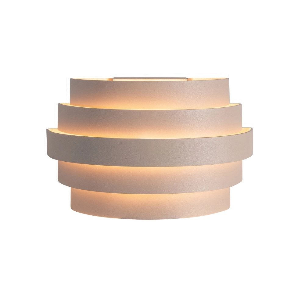Design wandlamp Scudo zand bruin 20cm