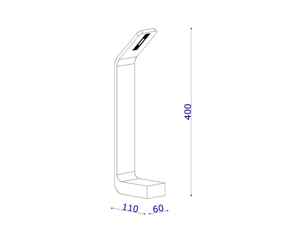 Design pad verlichting Koloa 40cm Artdelight 8719831730001