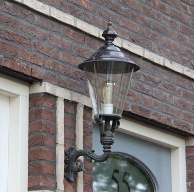 Nostalgische buitenlamp Enkhuizen zwart KS verlichting 8714732130646