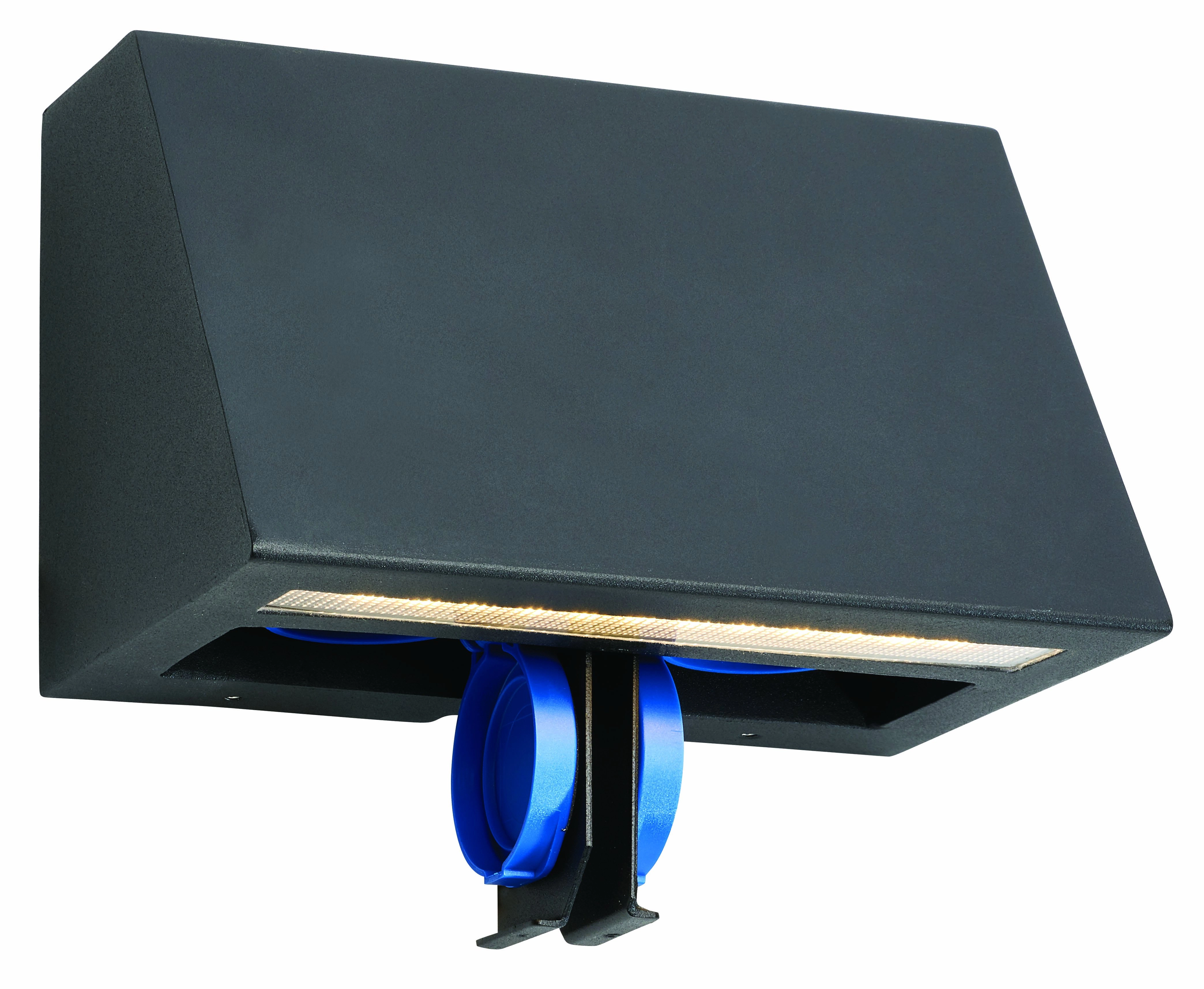 Buitenlamp Ski Plug met stopcontacten Franssen 7042891390061