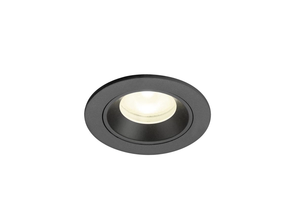 Inbouwspot Numinos XS zwart 4000K - 55gr