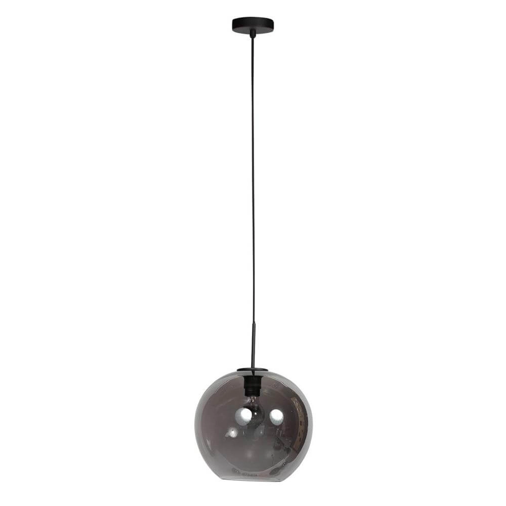 Hanglamp HaloSwap met 1 bol smoke glas Ø 30cm Steinhauer 8712746179750