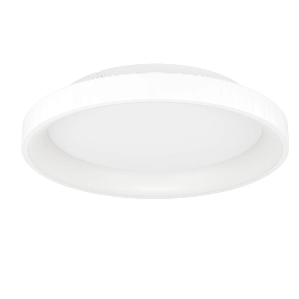 Strakke led plafonnière Loretello Ø 35cm - wit
