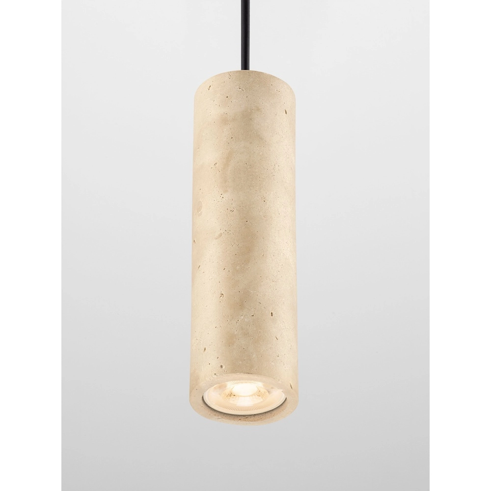 Moderne pendel hanglamp Melony zand bruin Lyora 5212063501232
