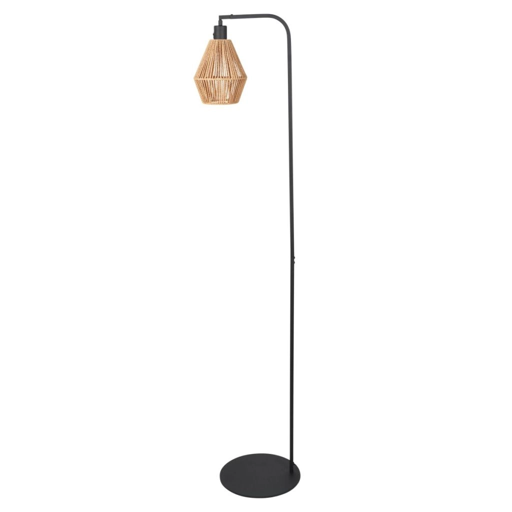 Vloerlamp Ropex met rotan kap Steinhauer 8712746188189