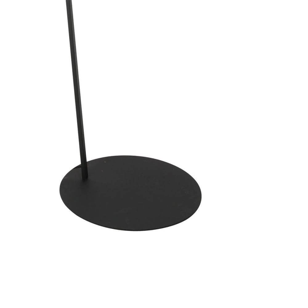Vloerlamp Zig-Zag zwart met grijze kap Ø 50cm Steinhauer 8712746179262
