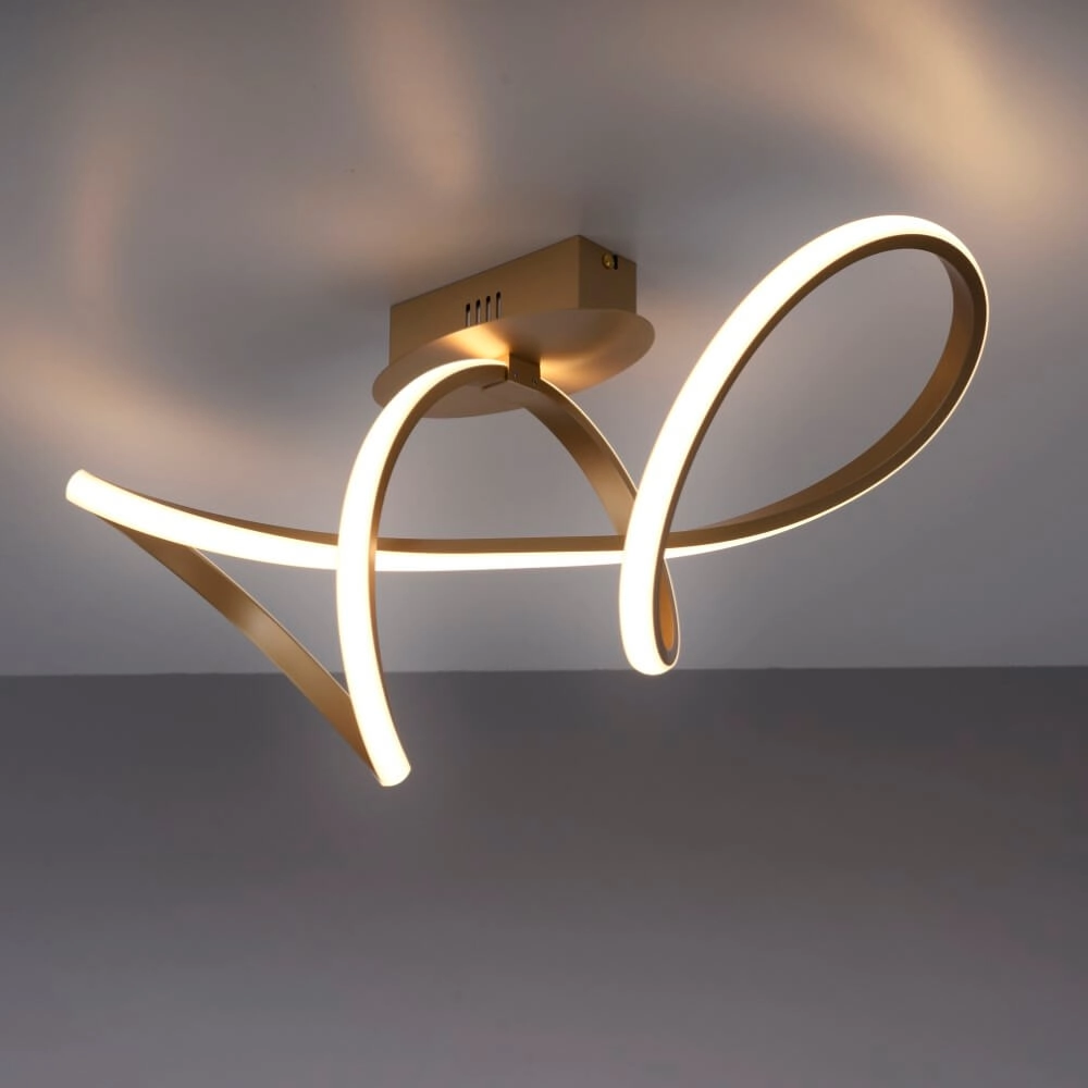 Design plafondlamp Maria messing Just Light 4043689985585