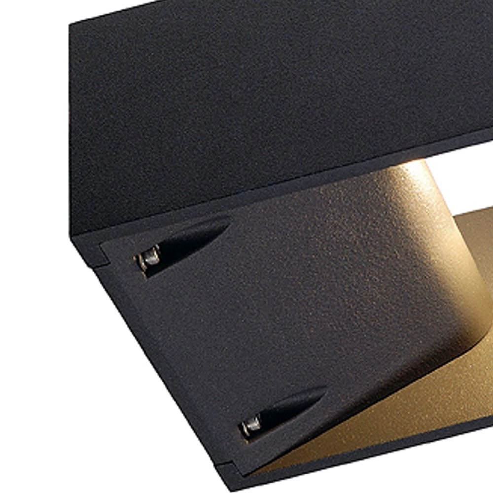 Led buitenlamp Logs Wall Up - Down antraciet SLV 4024163131353