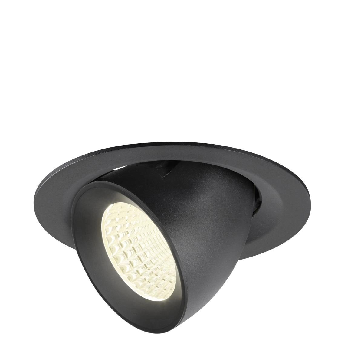 Inbouwspot Numinos Gimble M zwart 4000K - 55gr