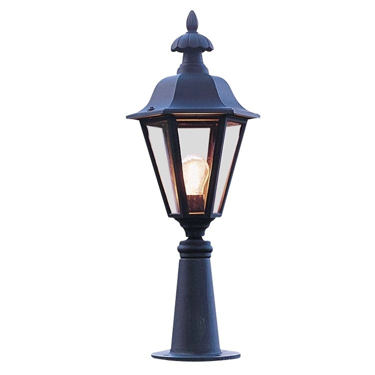 Lantaarnlamp Pallas 41cm mat zwart