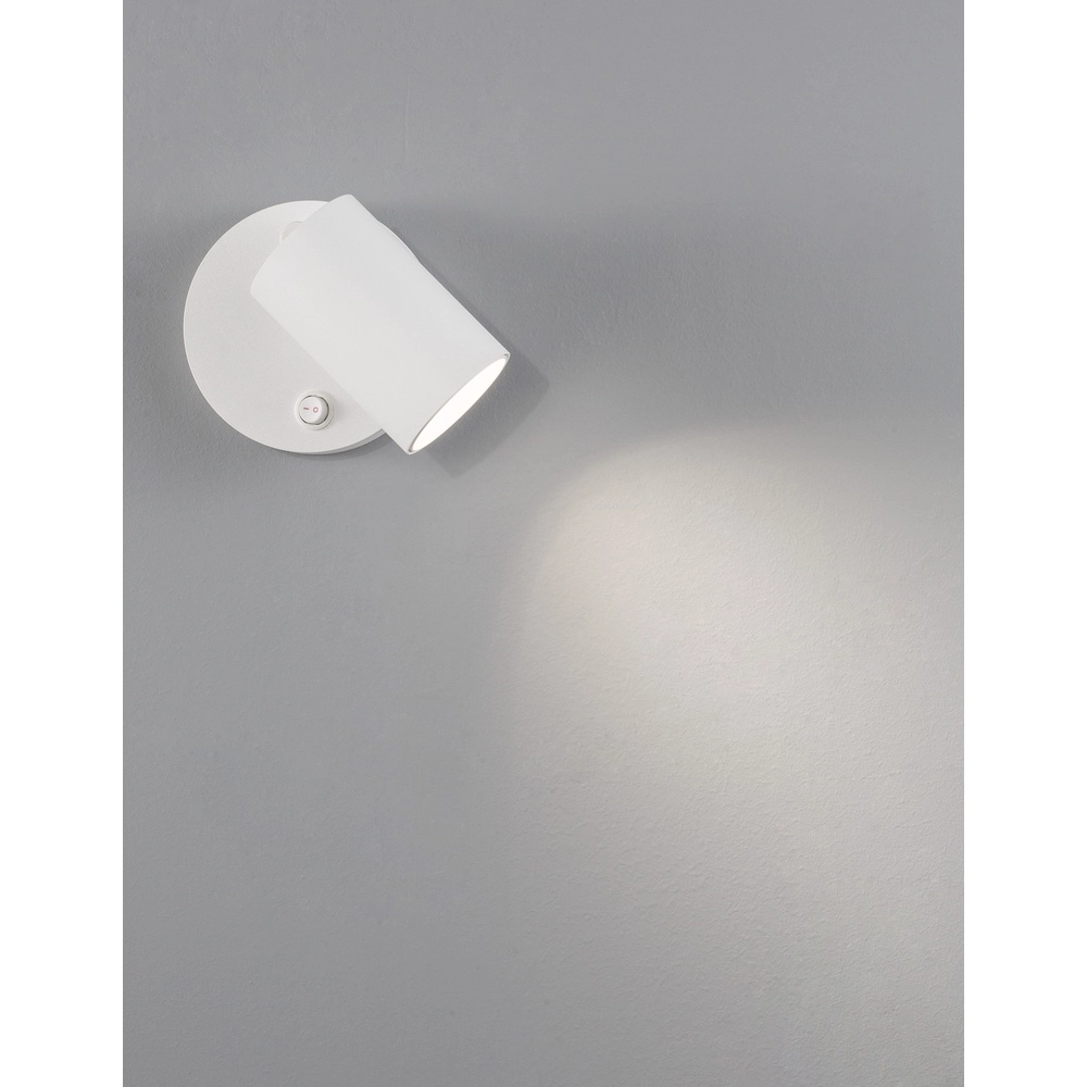 Wandspot Net rond wit