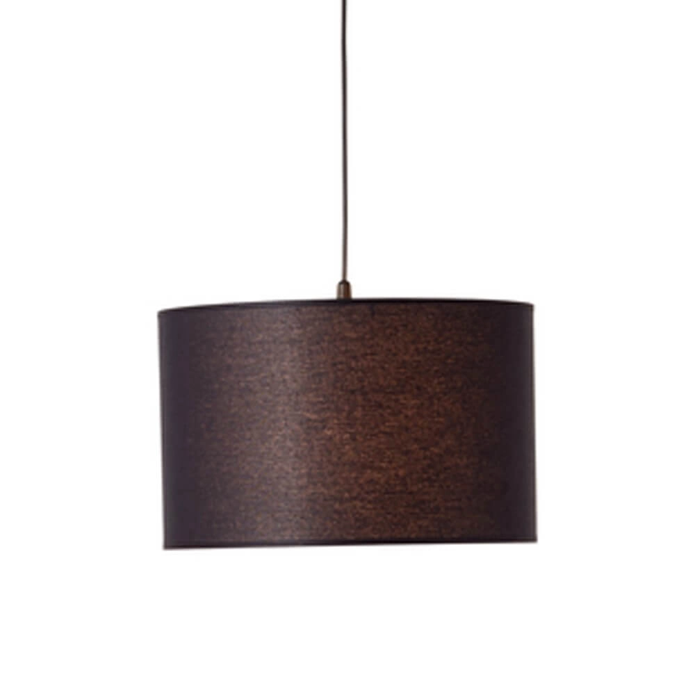 Stoffen hanglamp Esher Ø 38cm zwart
