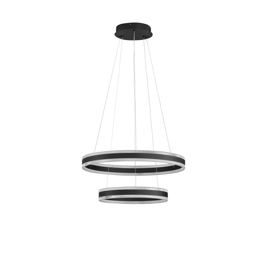 Design hanglamp Alaro zwart dubbel Lyora 5212017459633