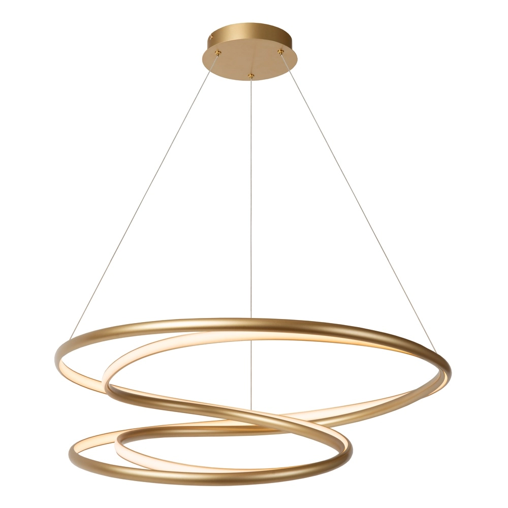 Design hanglamp Sardana Ø 80cm krul goud