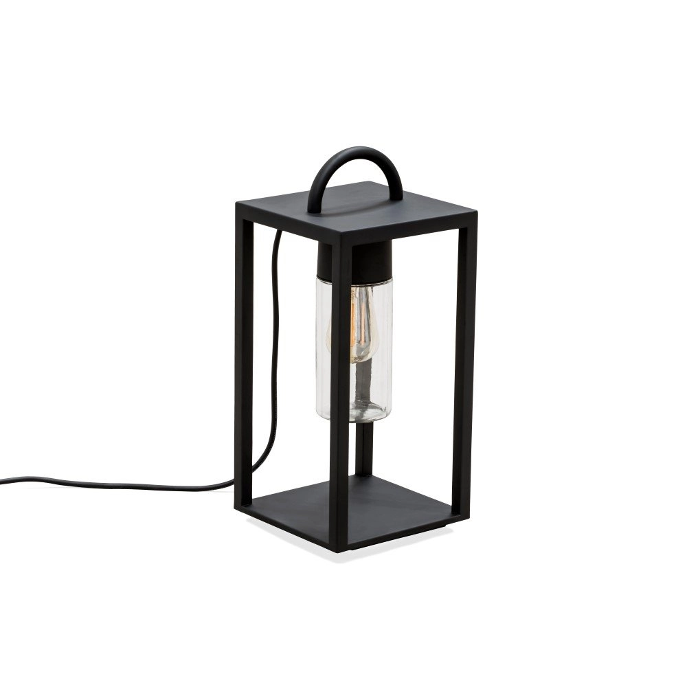Buitenlamp Bologna 45cm zwart met helder glas