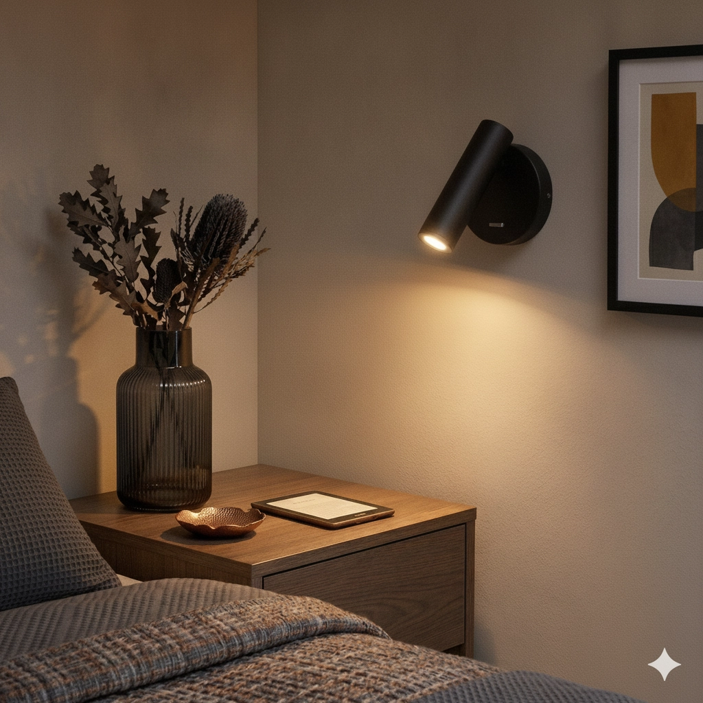 Wandspot Laredo zwart
