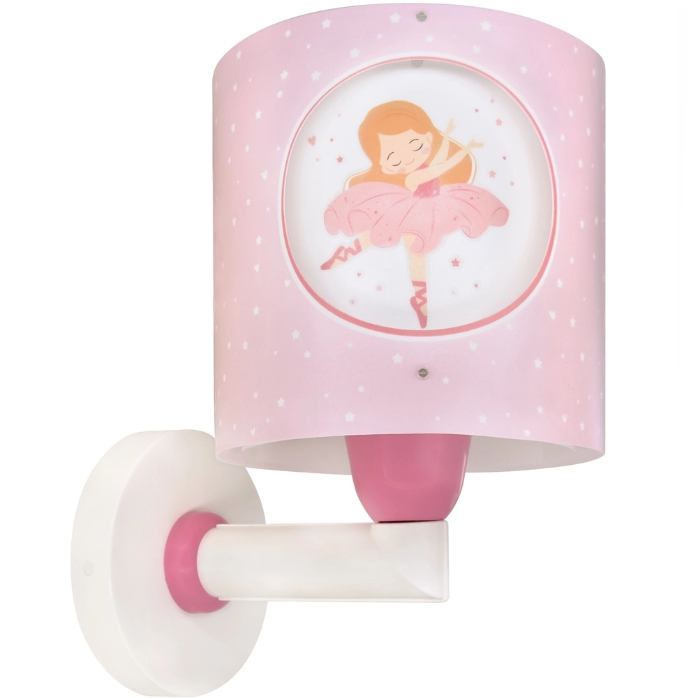 Wandlamp Princess Dance roze glow in the dark