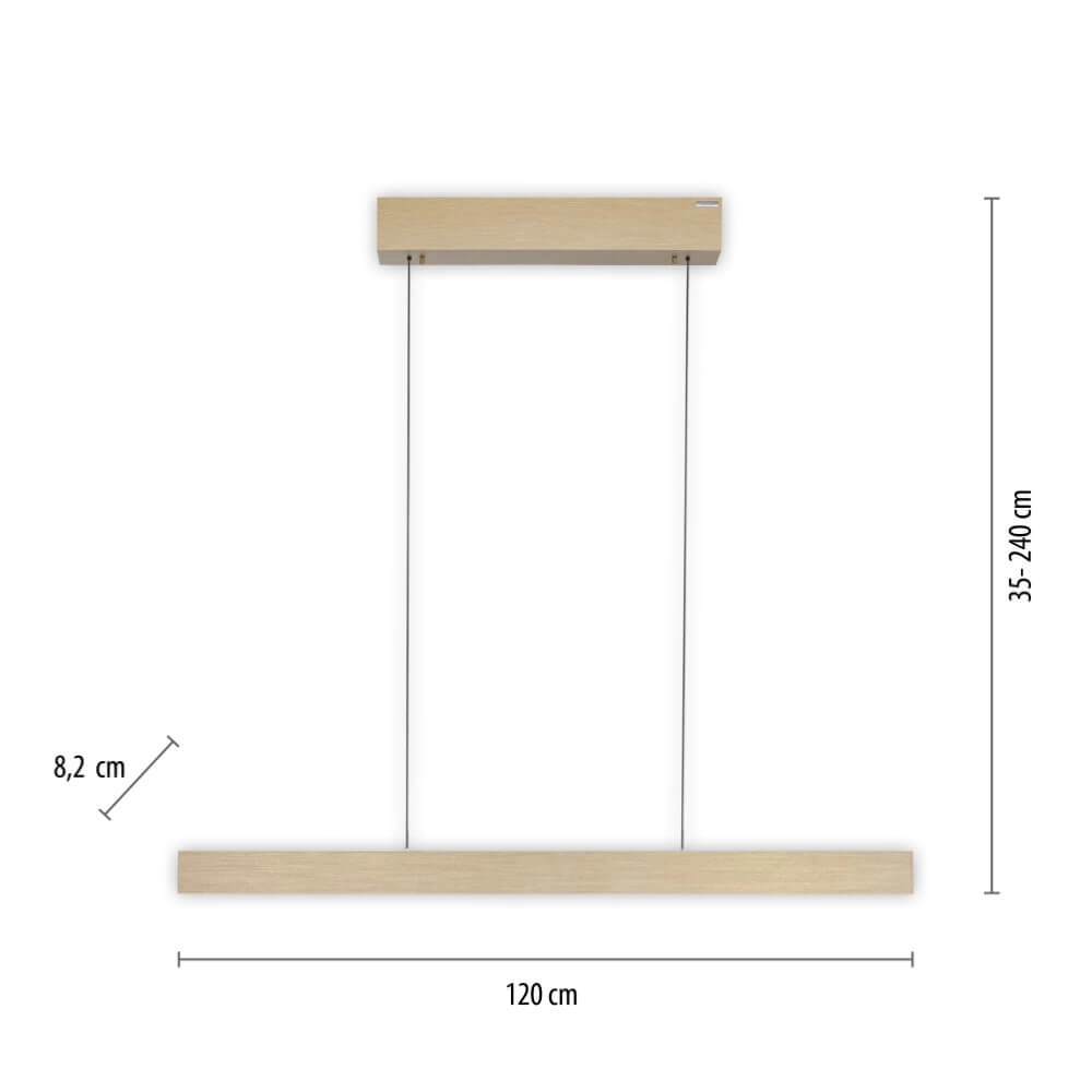 Design hanglamp Pure E-Motion messing Paul Neuhaus 4012248372913