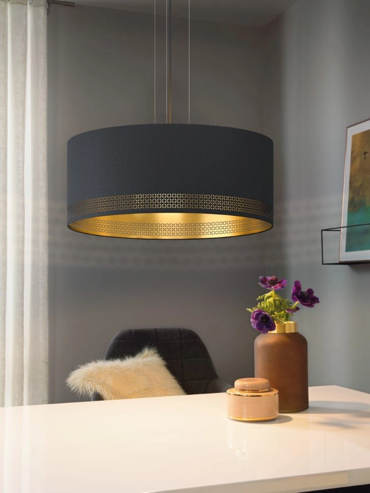 Hanglamp Esteperra Zwart Eglo 9002759992743