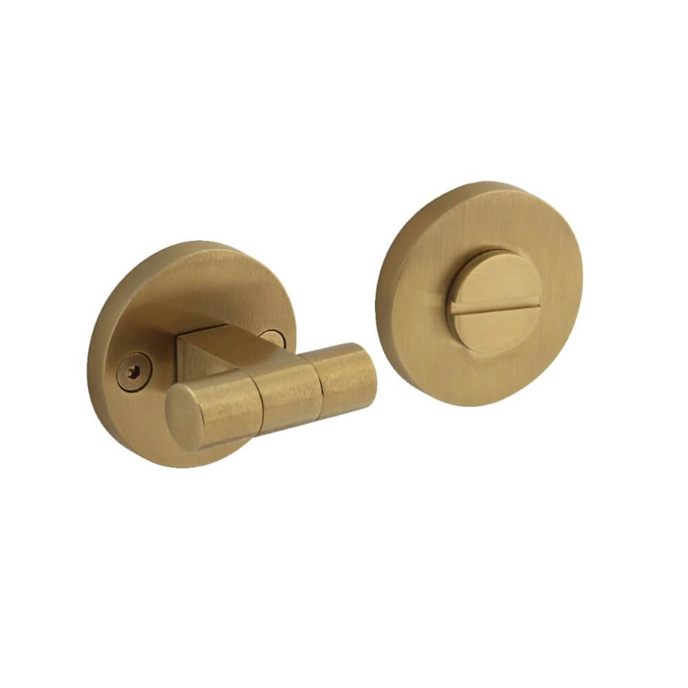 WC-sluiting Shiraat links messing mat