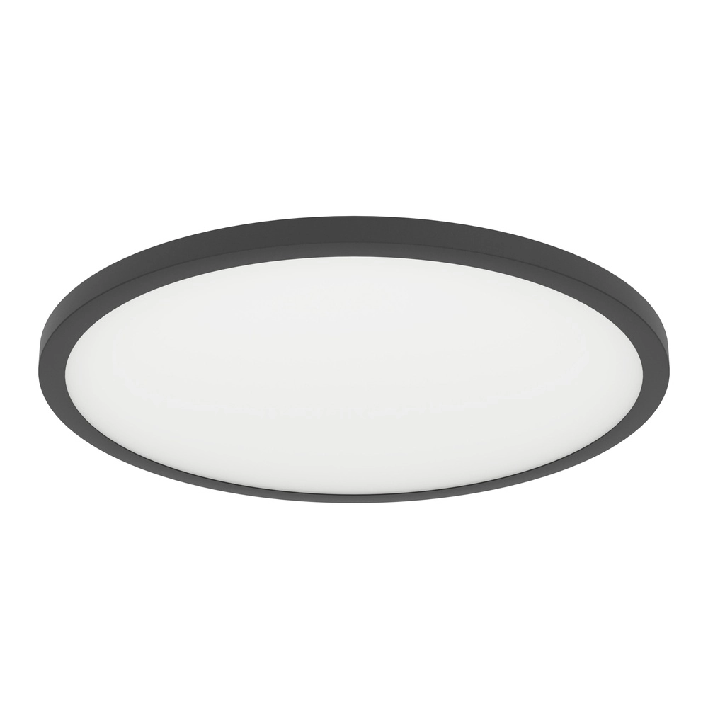 Slimme slanke plafondlamp Sarsina-Z Ø 45cm - zwart