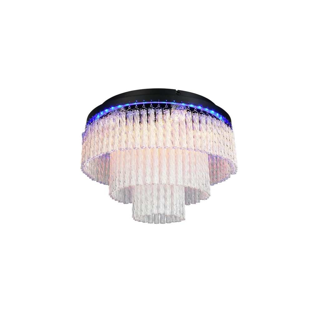Design plafondlamp Vono zwart Trio 4017807682236