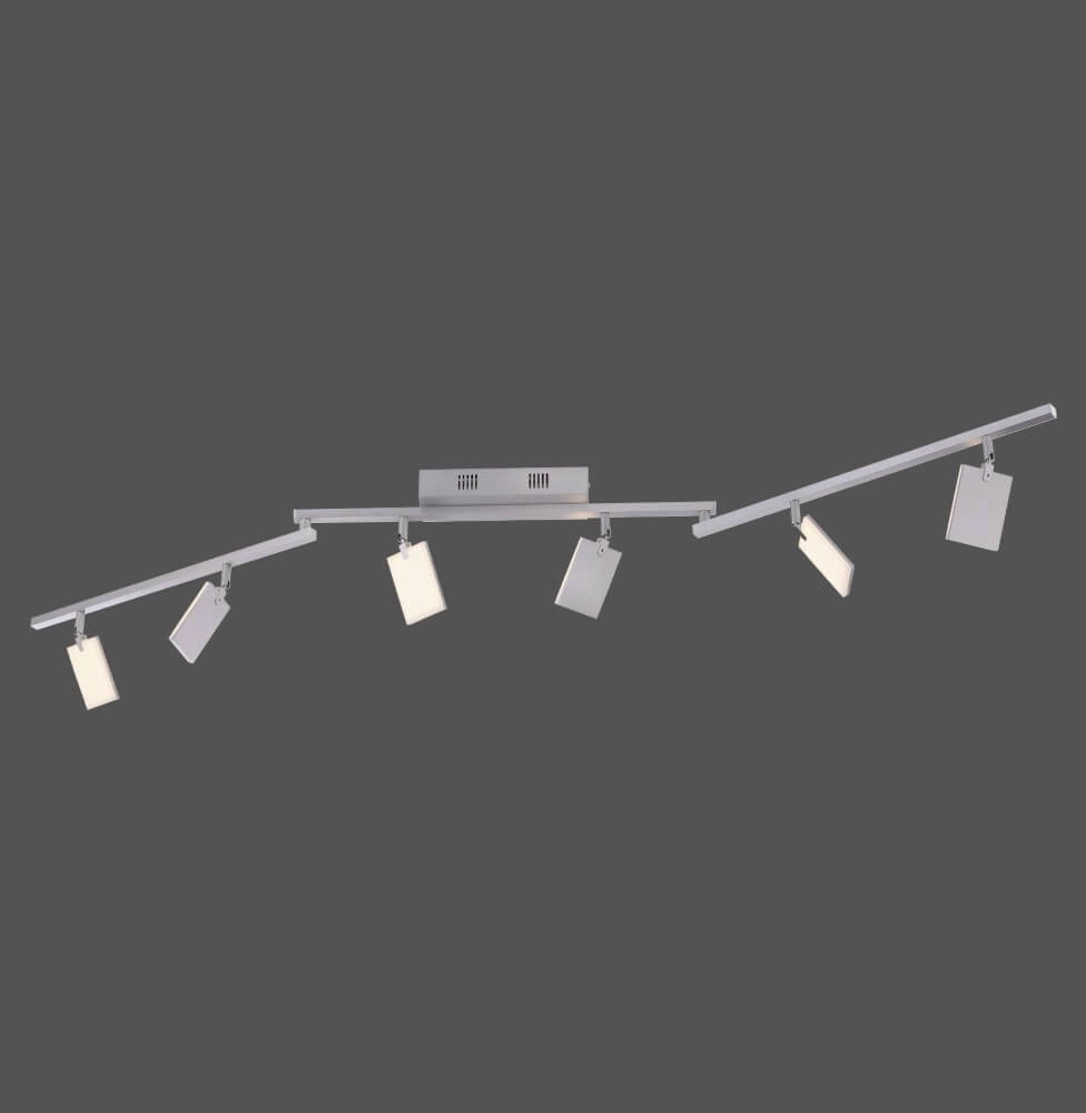 Plafondlamp Pure Mira 6-lichts aluminium Paul Neuhaus 4012248359389