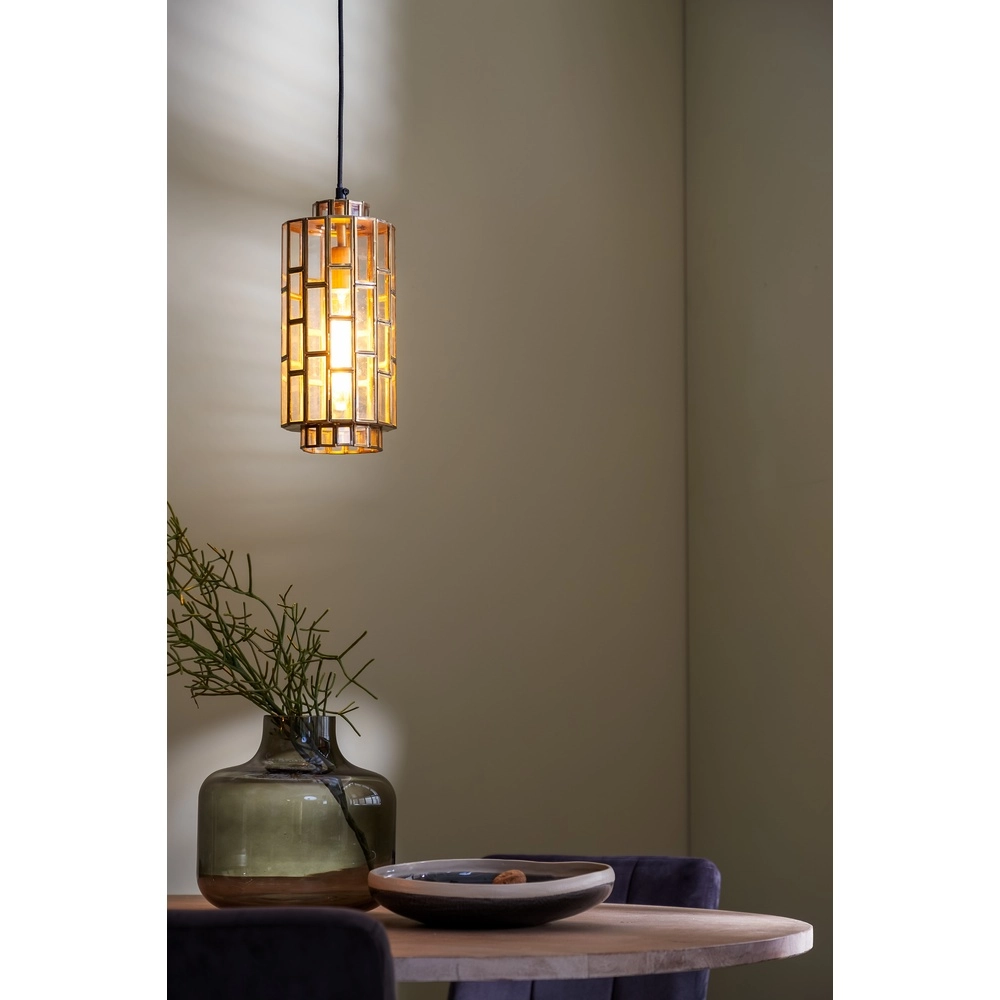 Antieke hanglamp SÃ¸strene Ø 15cm - glas Light & Living 8717807262204