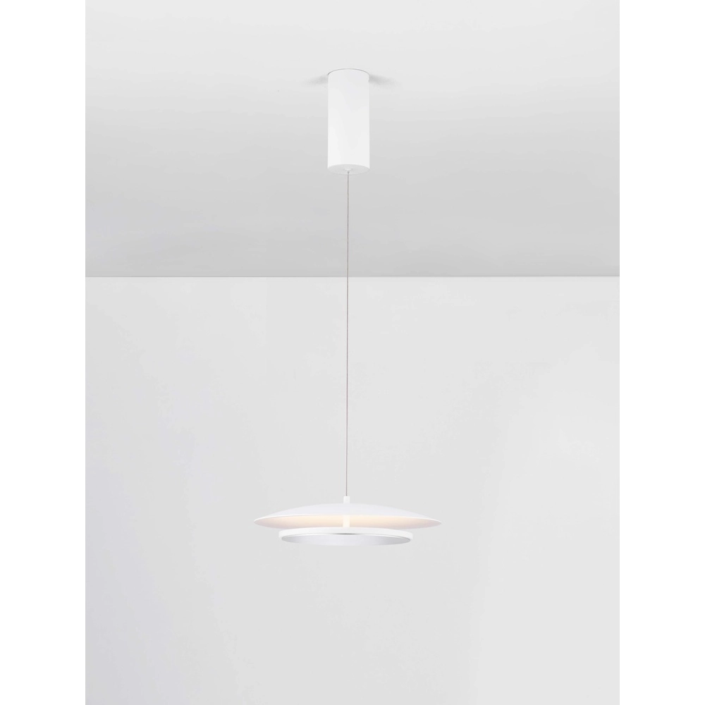 Design hanglamp Olos wit Ø 35cm