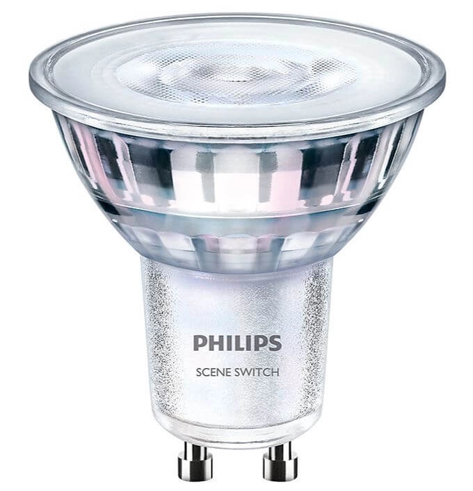 3 staps dimbare spot GU10 - 4,8W - 345 lumen Philips 8719514307780