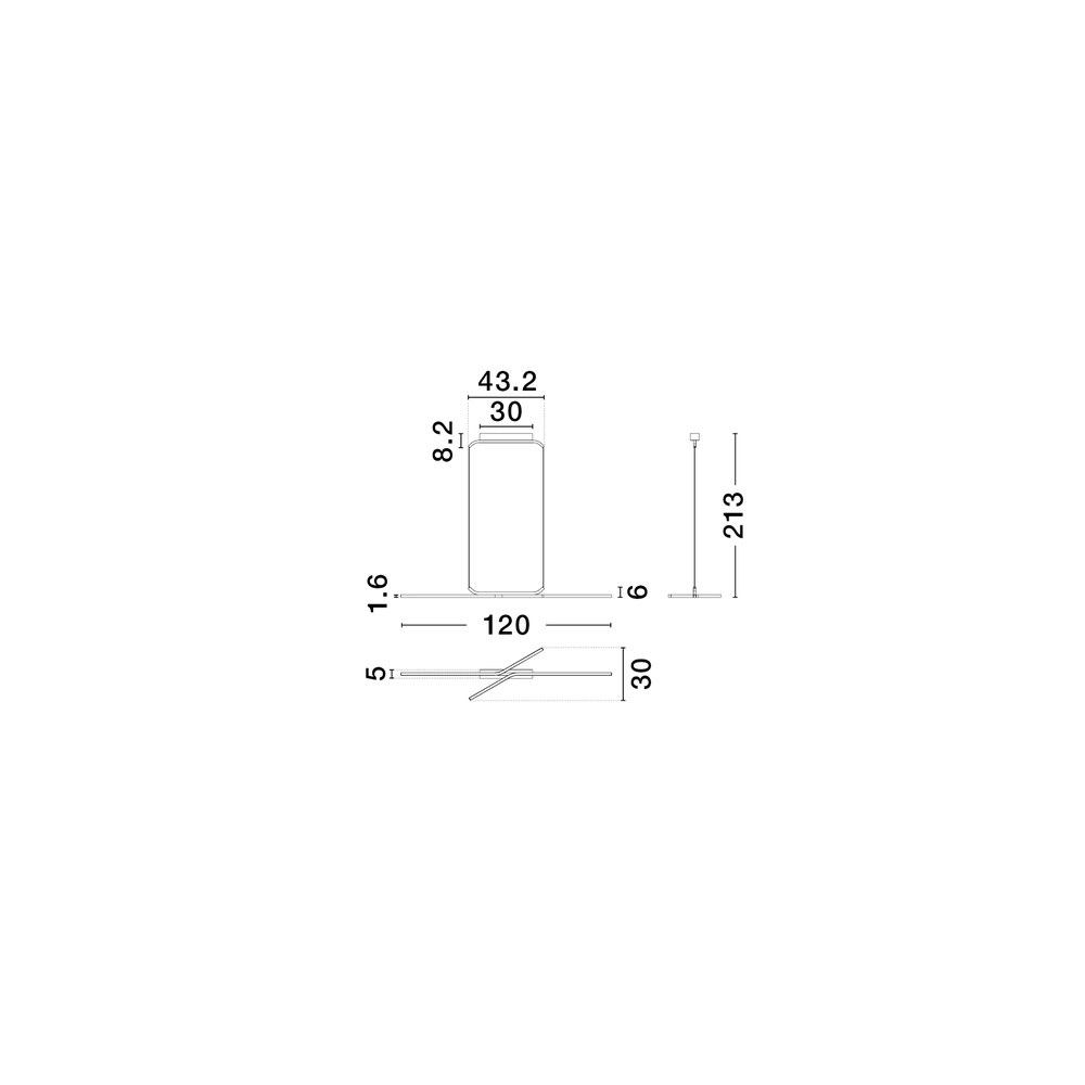 Design hanglamp Akro zwart Lyora 5212017461766