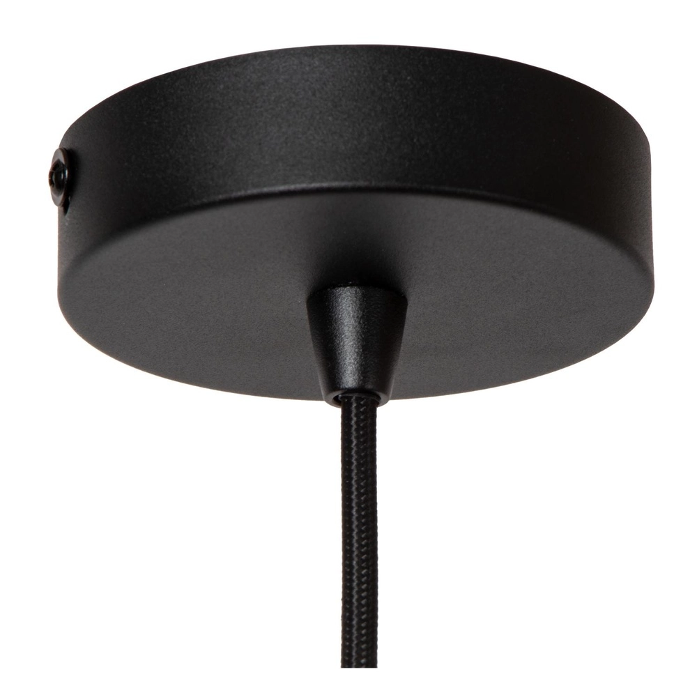 Hanglamp Rosas Ø 26cm zwart met goud Lucide 5411212211811