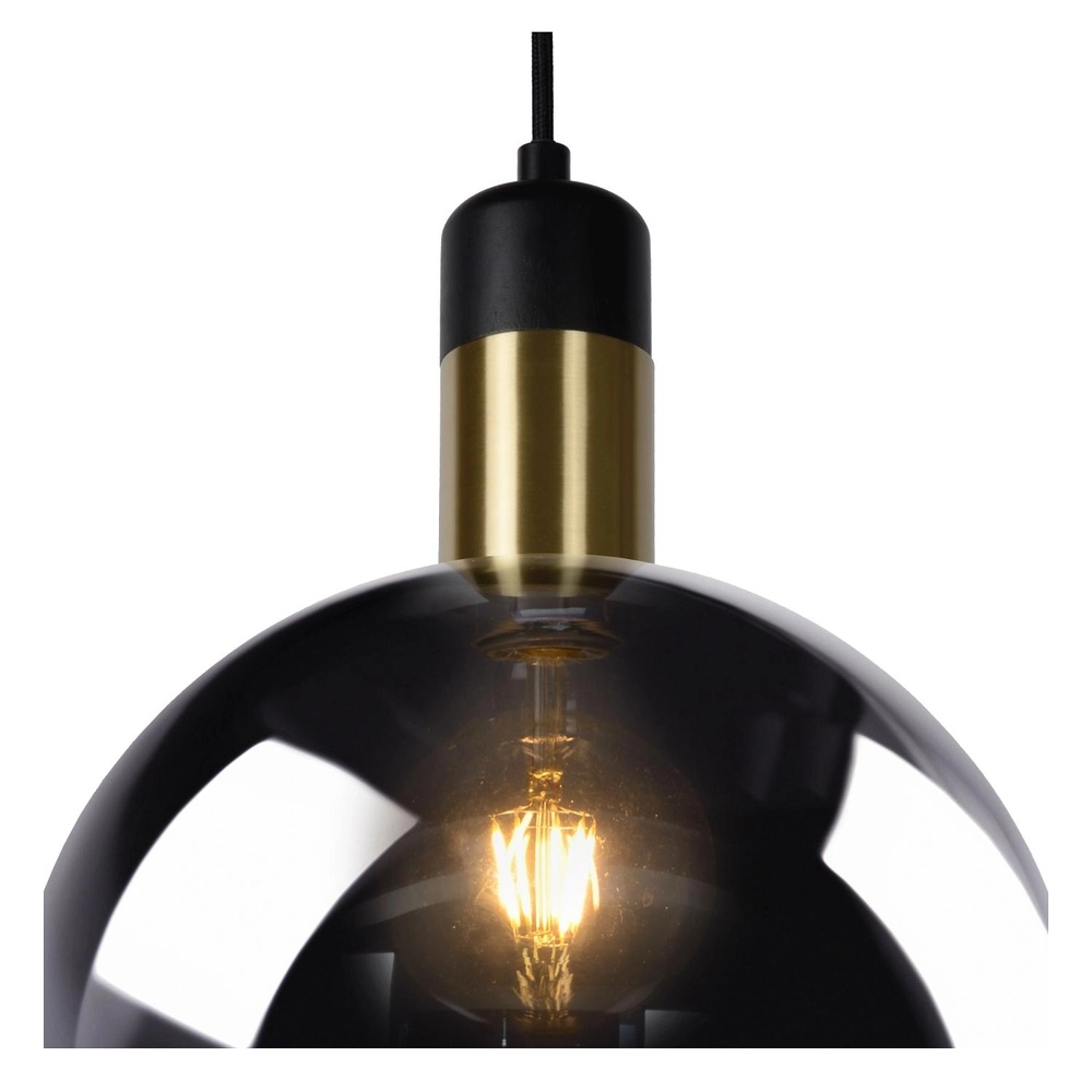 Hanglamp Julius Ø 40cm smoke glas Lucide 5411212343345
