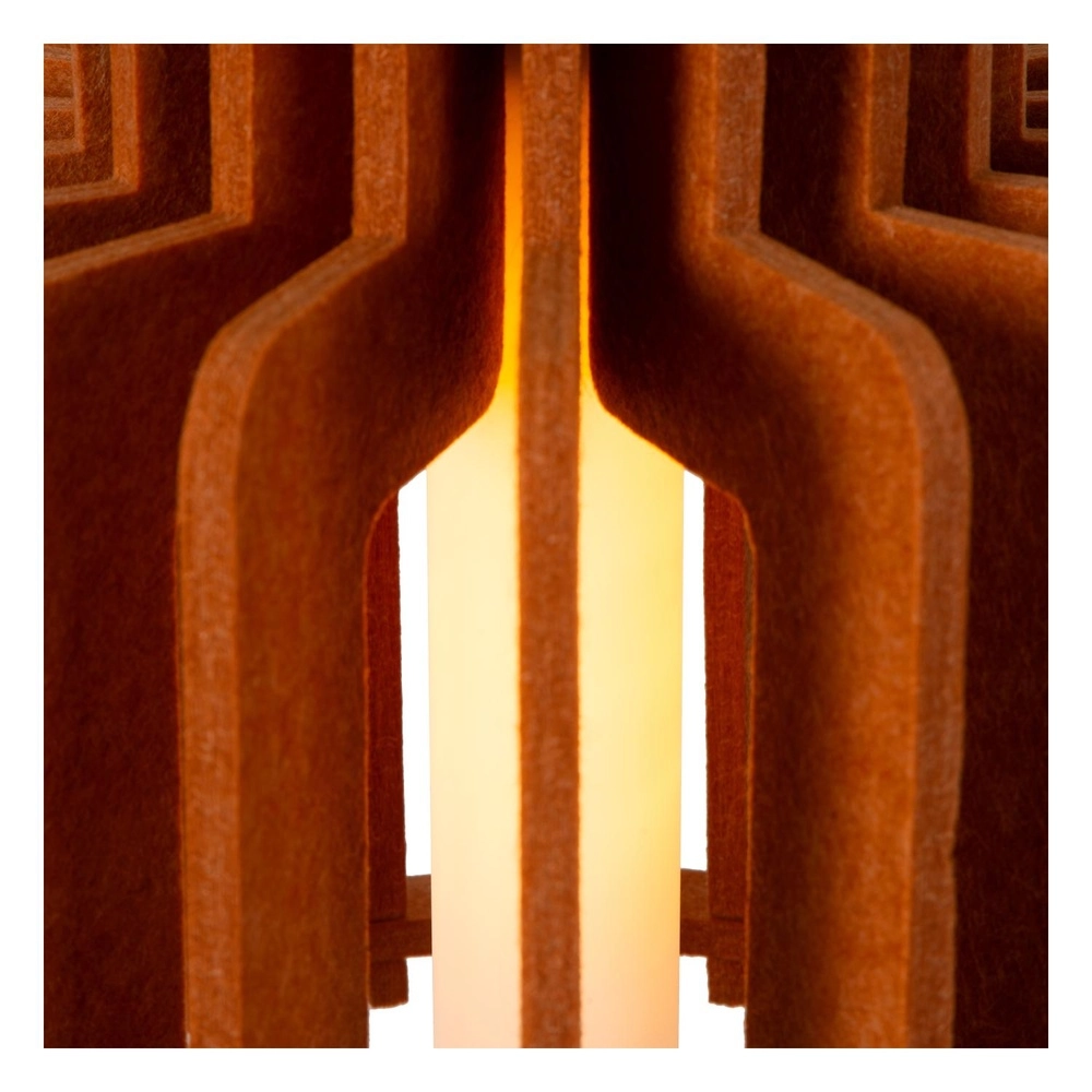 Design hanglamp Rollo 40cm terracotta Lucide 5411212452856