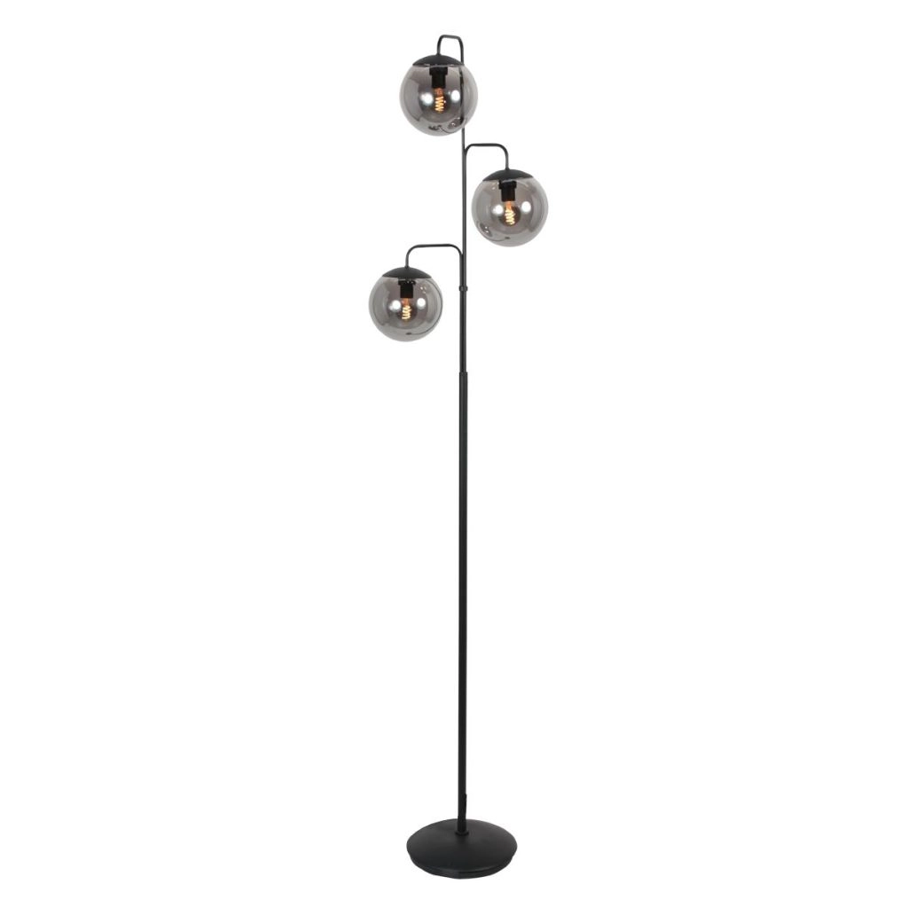 Vloerlamp Bollique zwart