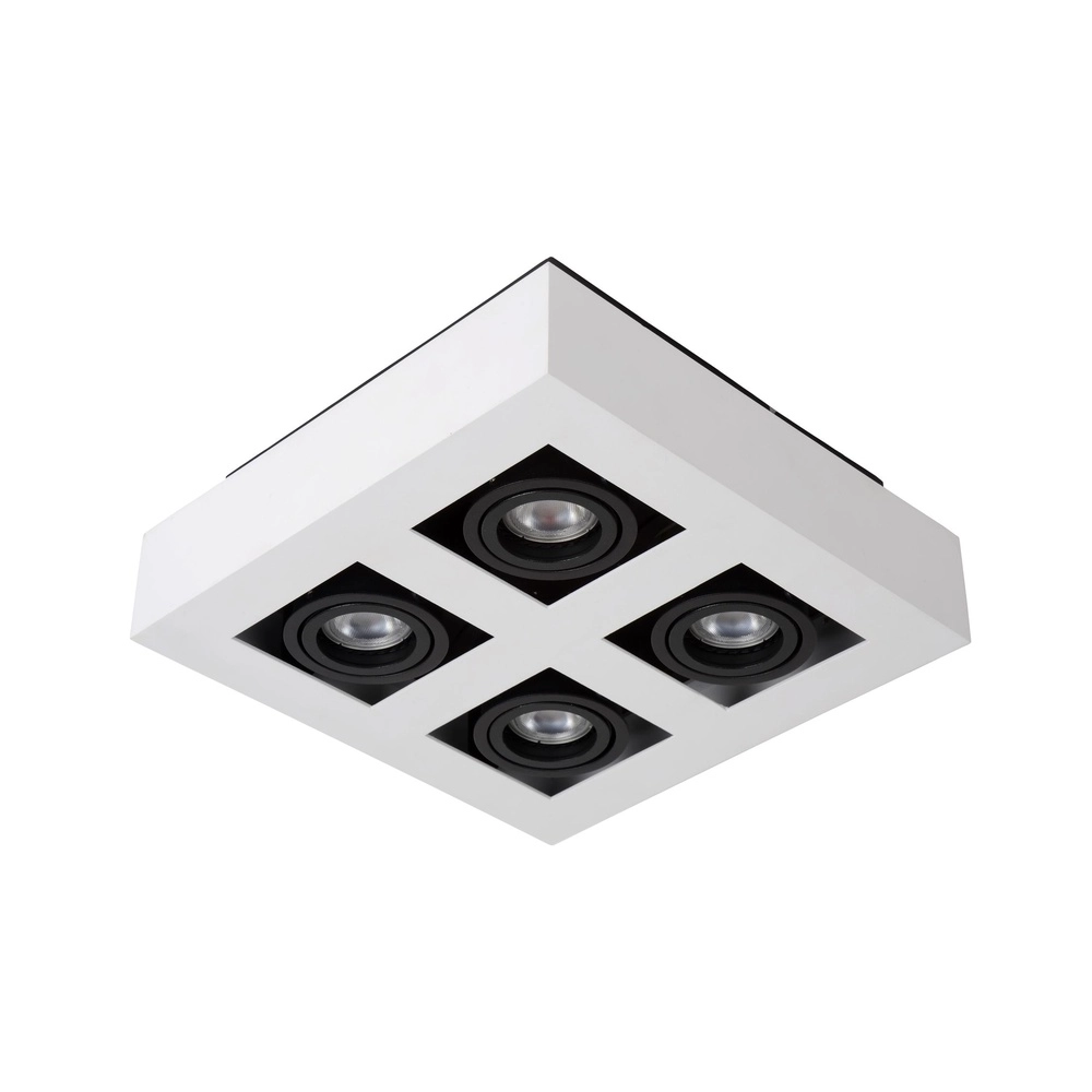 Plafondspot Xirax 4 x 5W wit