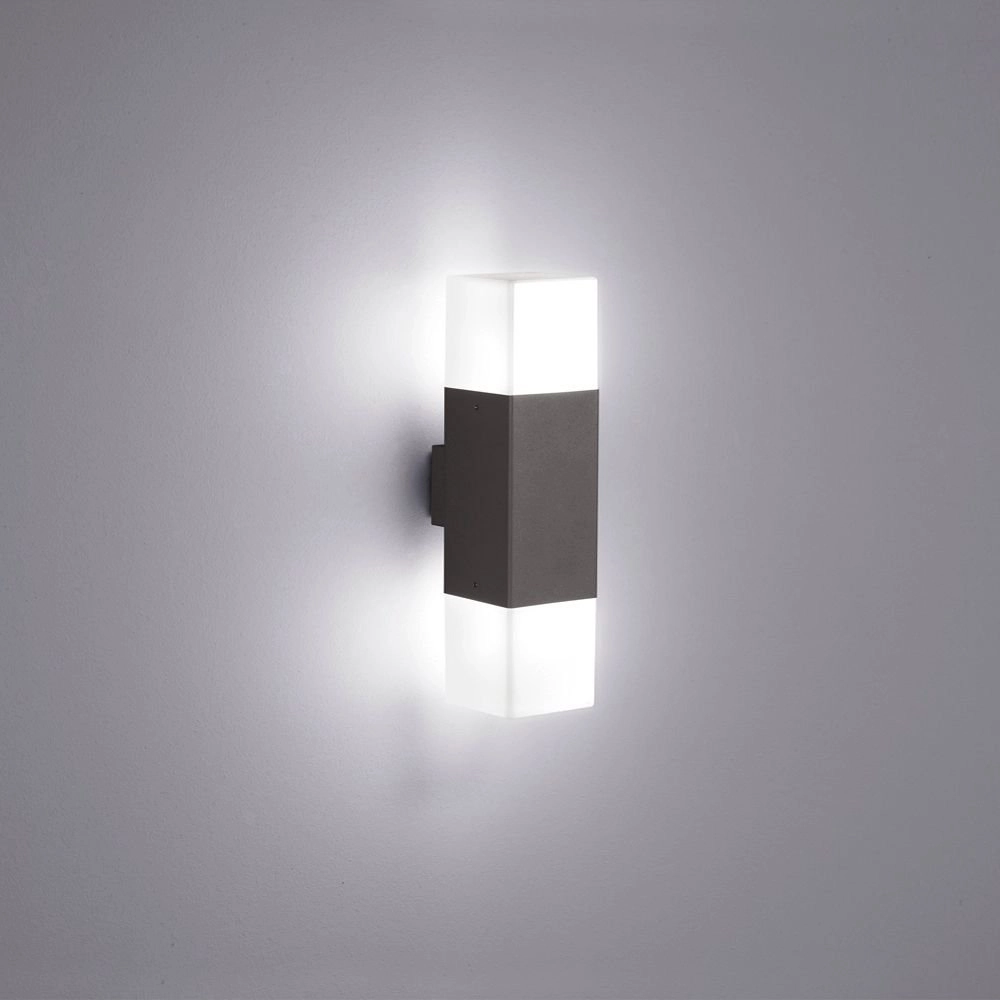 LED buitenlamp Hudson led 2-lichts antraciet Trio 4017807241525