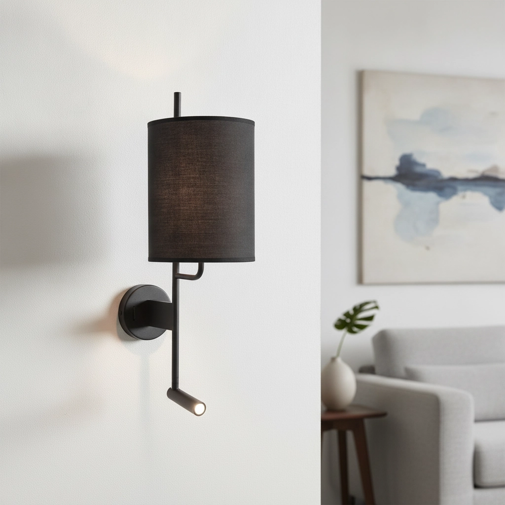 Wandlamp Yama zwart
