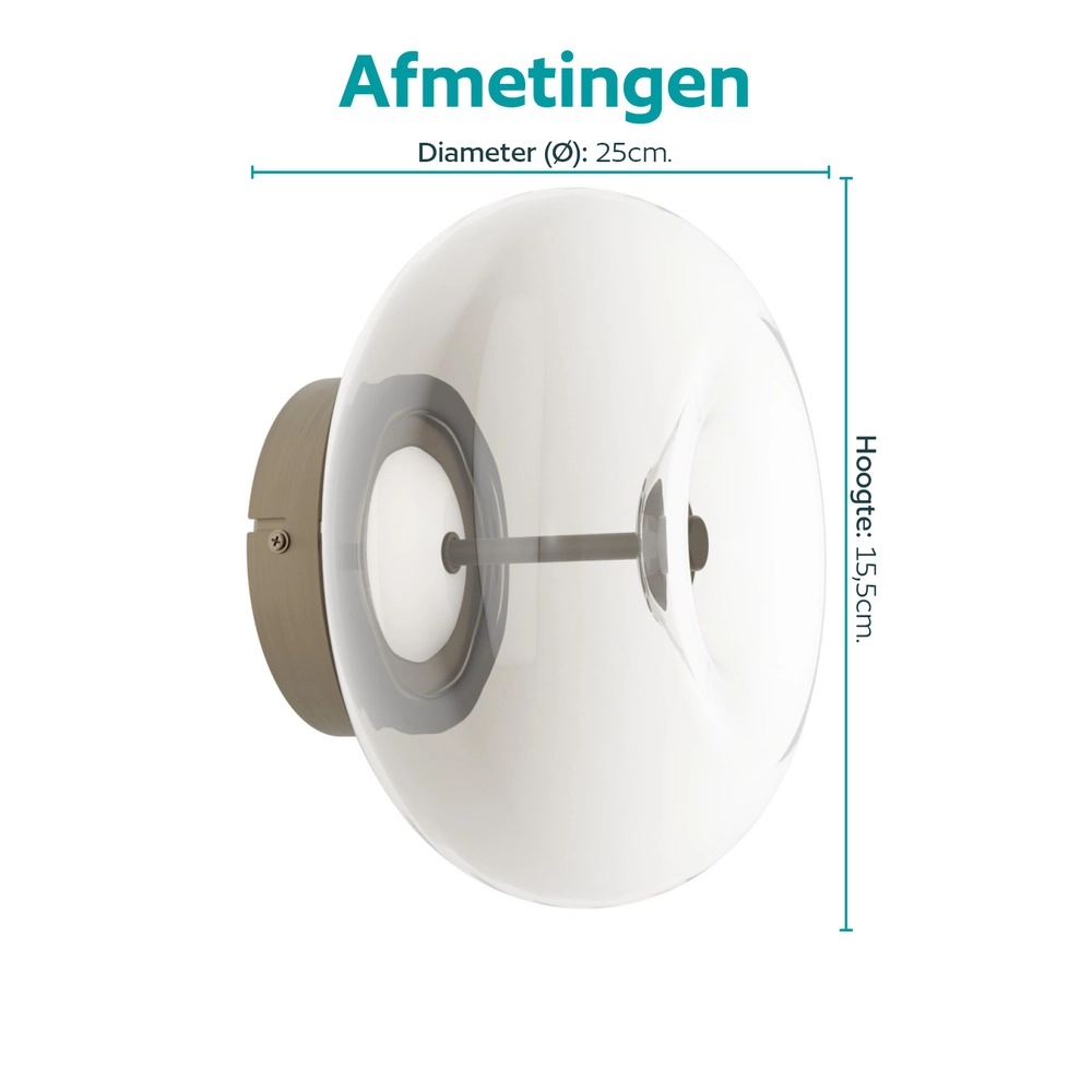 Unieke plafondlamp Optica 1 brons Eglo 9008606391059