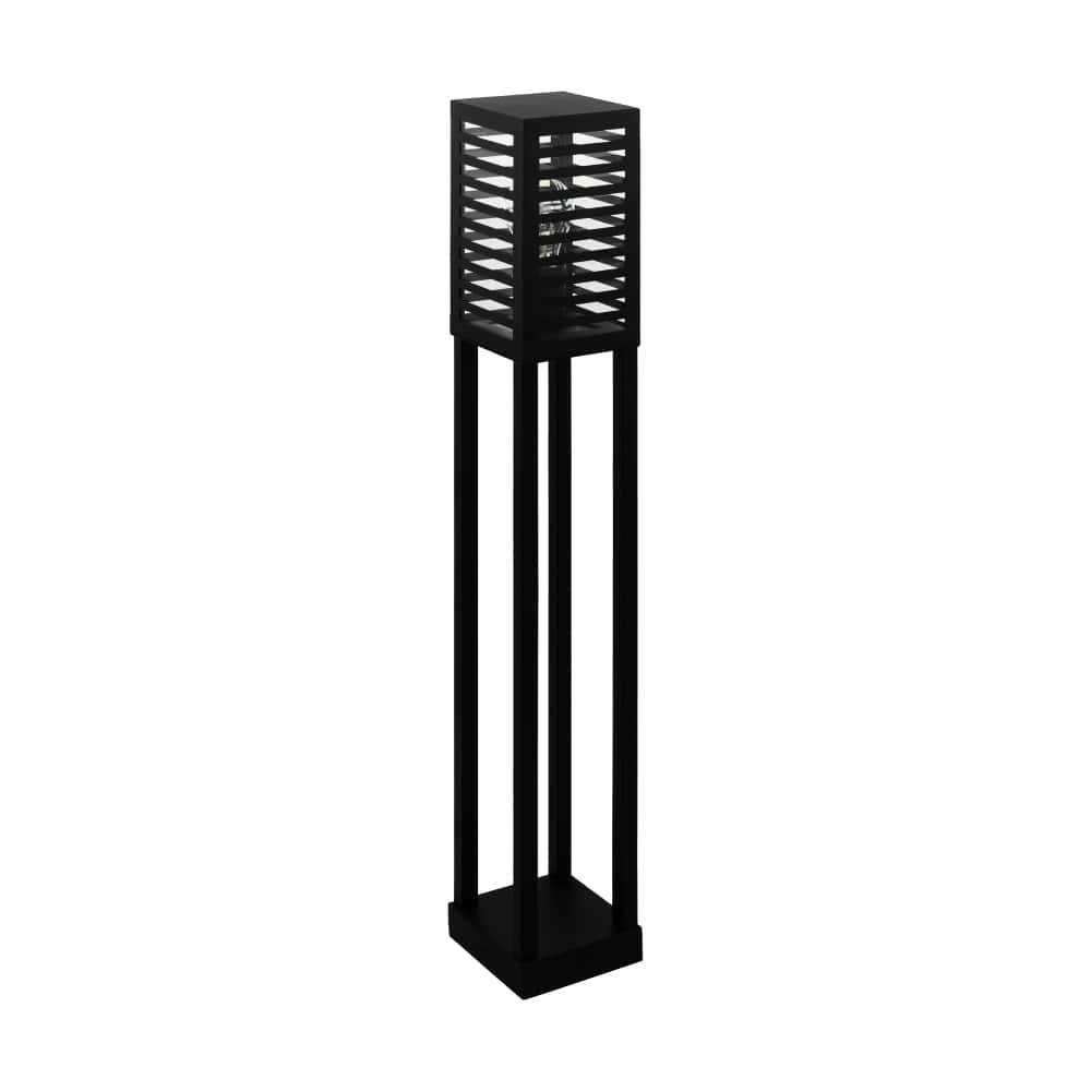 Zwarte terraslamp Alamonte 3 100cm